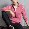 Anta Casual Loose Fit Zip Pocket Hooded Long Sleeve Jacket Women Jackets Red 162137707-2