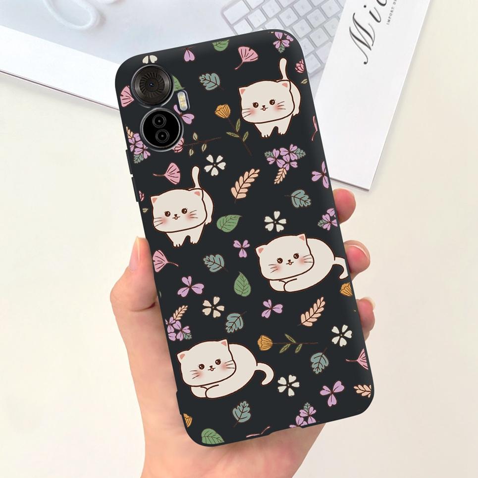Für Itel Vision 5 Plus Handyhülle Weiche Silikonhülle für ITEL S18 pro Vision5plus 5+ Fundas Cartoon Mond Himmel Girly Muster Capa