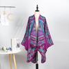 Outdoor Travel Camping Shawl Women'S Double-Sided Large Scarf Ethnic Style Warm Cape Shawl
