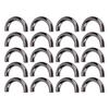 20 Set U-Ringe Metallbogenbrücke Tasche Handtasche Aufhängungsverschluss Kette Riemenverbinder Schnallen Leder