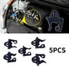 Hood Bonnet Clips Plastic Prop Stay Rod Support 5pcs Clip Clamp