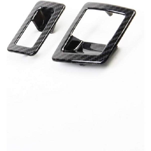 Carbon Fiber Look Door Window Lift Switch Frame Cover molding Trims Accessories for 2014 2015 2016 2017 2018 Chevrolet Corvette C7