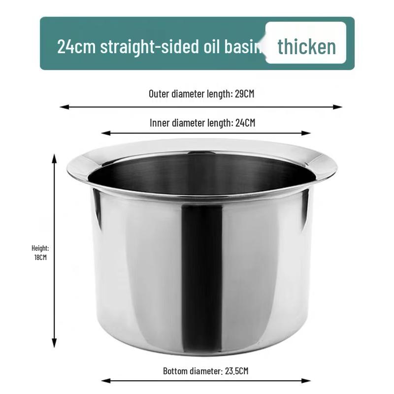 Liju Hong 410 Thickened Stainless Steel Oil Basin