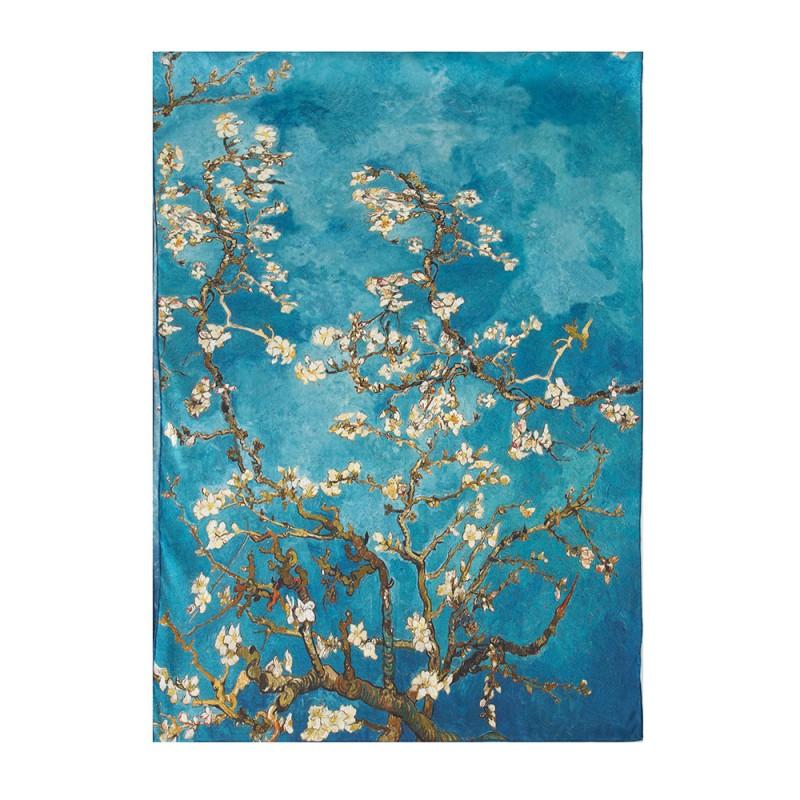 Silk Scarf Mom Mother-in-law Elegant Long Square Fashionable Wrap