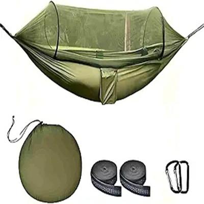 Hamac Portable d'Extérieur avec Moustiquaire – Sans Installation, Moustiquaire – Camping & Voyage, Convient aux Enfants & Adultes