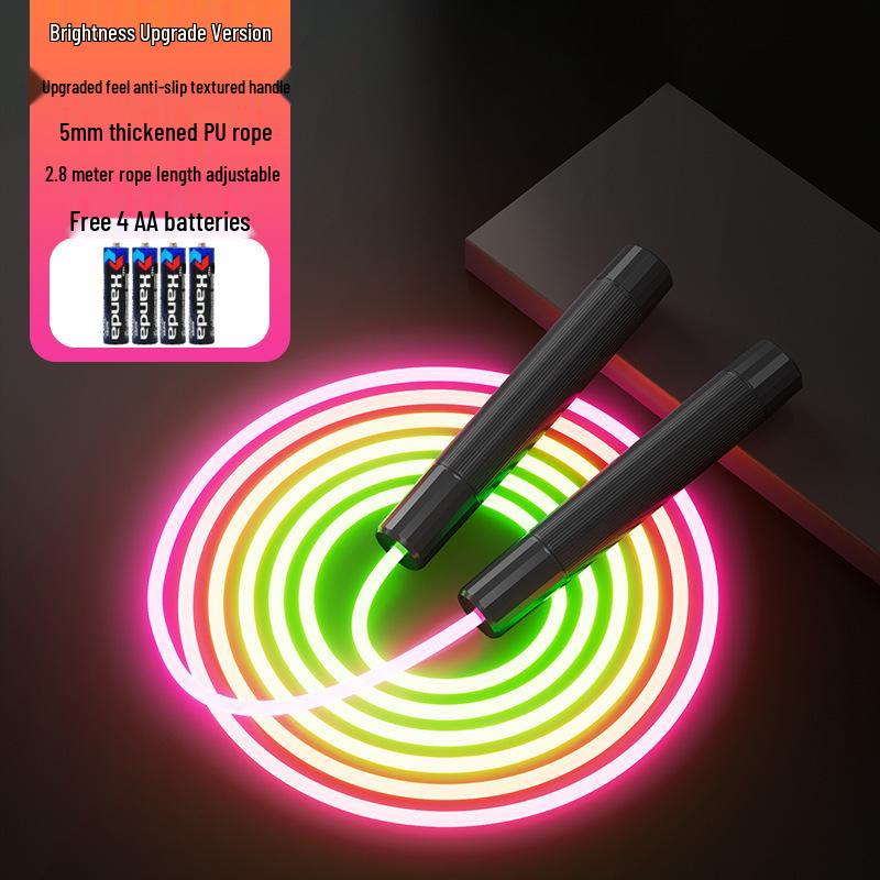 Fluoreszierendes Glow-in-the-Dark Springseil für Kinder und Anfänger