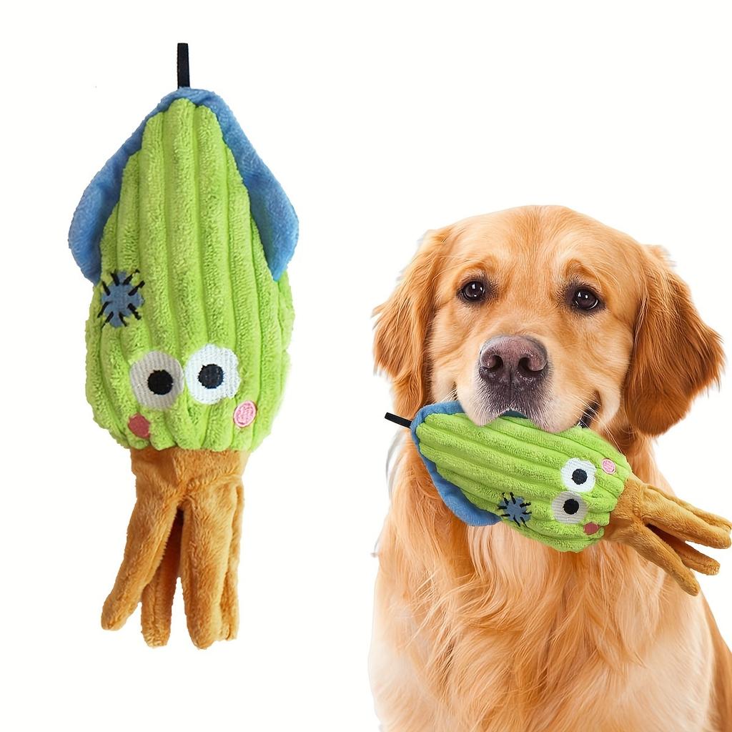 Interactive Dog Squeaker Toy Puppy Toys Durable Corduroy Squeak Pet Toys Dogs Indestructible Dog Plush Chewing Toy Pet Bite Toys