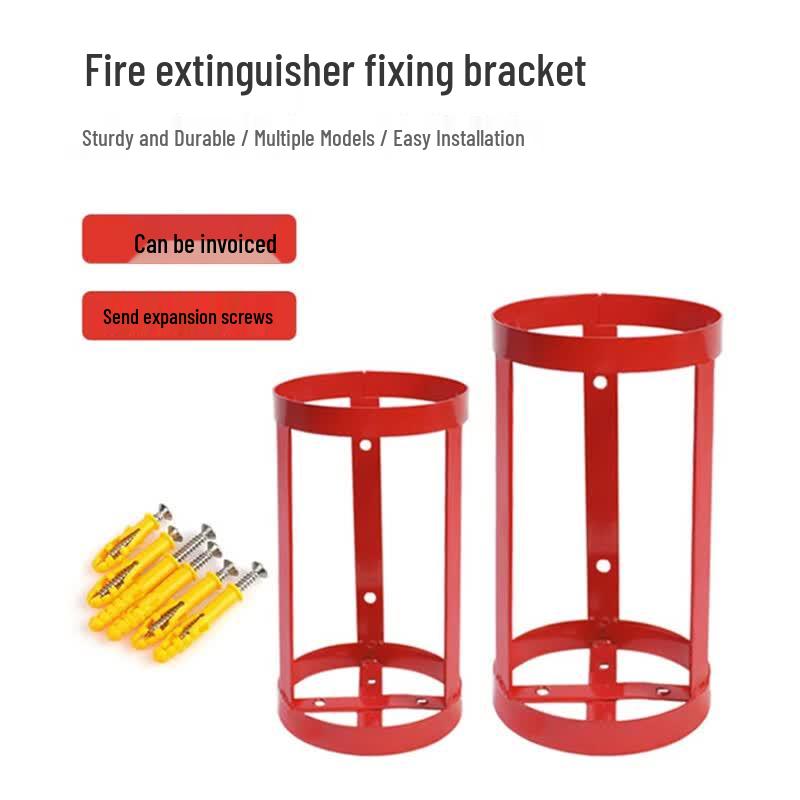 Heavy-Duty Fire Extinguisher Wall Mount Bracket