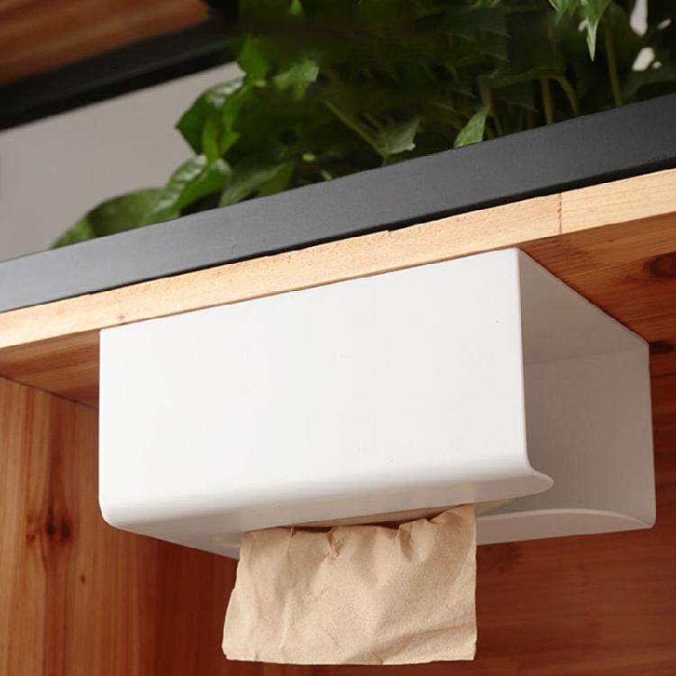 Arbeitsplatten-Papierhandtuchspender Taschentuchbox-Abdeckung Wandmontierter Serviettenhalter Badezimmerzubehör