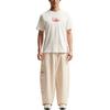Nike T Shirts Men's Khaki Crew Neck Moderate II3692-133