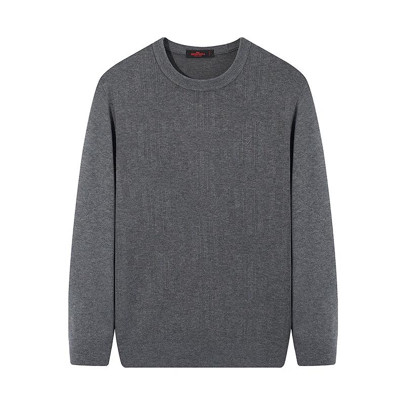 Septwolves Men's Round Neck Knit Sweater
