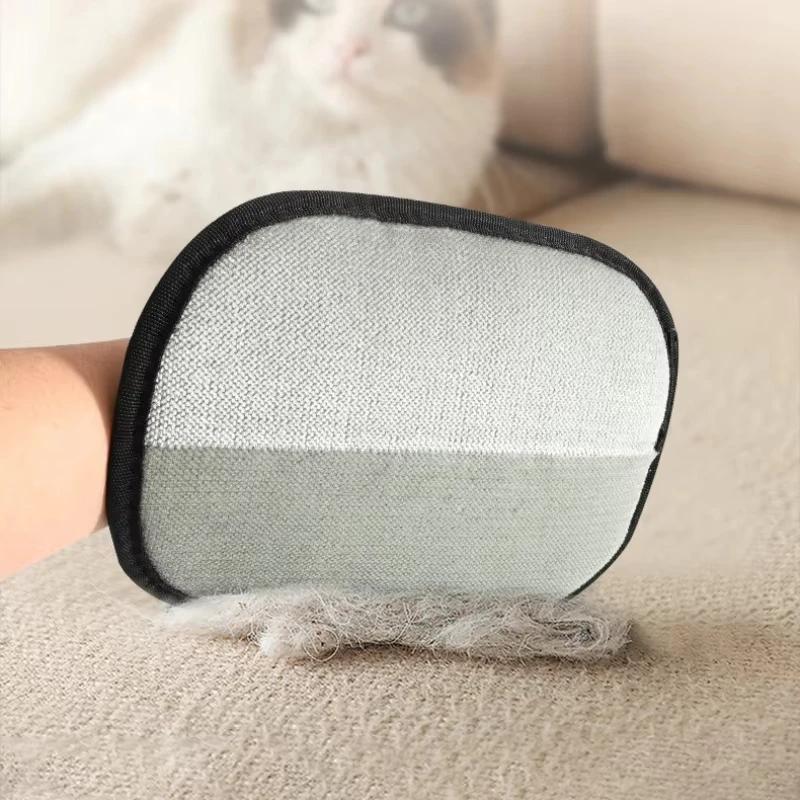Hair Adhesive Gloves Carpet Clothing Hair Cleaning Brush Pet Electrostatic Hair Removal Gloves Dog Cat Hair Removal Brush Gloves