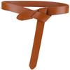 Knotted Genuine Leather Small Girdle, Pebbled Decorative Coat, Suit Belt, First-layer Cowhide Women's Belt