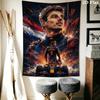 Max Verstappen F1 Racing Tapestry, Formula 1 Driver Art Collage Wall Hanging, Motorsport Fan Room Decor