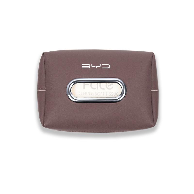 Car Seat Back Tissue Box Auto Leather Tissue Holder For BYD Qin Tang U8 F3 E6 Atto3 Yuan Plus Song Max F0 G3 I3 Ea1 Dmi 2din S7
