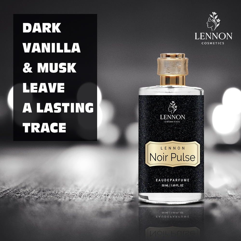 Noir Pulse Eau de Perfume – Long Lasting Fragrance Spray for Men & Women, Elegant Evening Scent, 50ml (Pack Of 1)