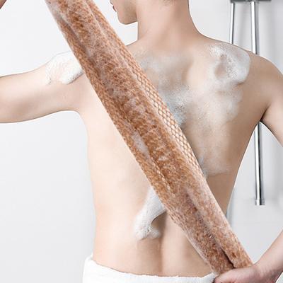 Super Absorbent Back Scrubber Towel Convenient Long Lasting Wide Application Exfoliating Washcloth with Handles