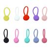Pack Of 10 Silicone Cable Organizers Magnetic Clip For Earphones Charging Cord Solid Color For Home Office Travel Use
