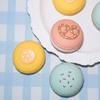 Latex Macaron Dog Chew Toy with Squeaker Puppy Teething Cleaning Interactive Toy for Small Medium Large Breed