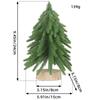 Round Wood Bottom Christmas Tree Christmas Decorations Flocked Christmas Small Tree Cedar Decorative Tree