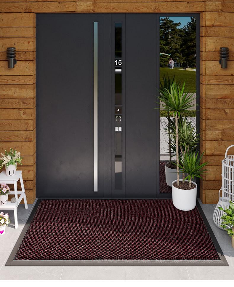 Non-Slip Outdoor Entrance Doormat - Elastic, Durable, Front Door Mat