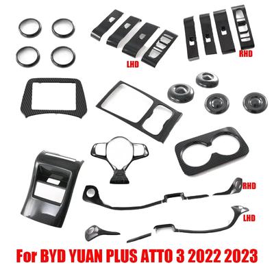 LHD RHD For BYD YUAN PLUS ATTO 3 2022 2023 Interior Decorate Car Windows Control Panel Cover Center Control Strip