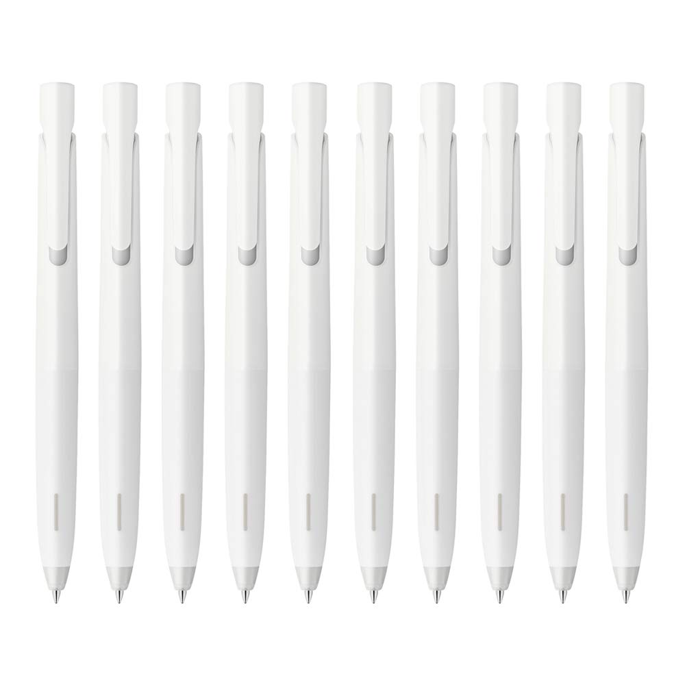 

Zebra Ballpoint Pen Blen White Body Black Ink 10 Pieces Oil-based 0.5 B-BAS88-W