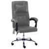 Day and Night - Day and Night Anthracite Gray Faux Leather Massage Office Chair