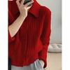 YYFS Damenmode, lässig, Herbst/Winter, einfarbig, mit langem Ärmel, Rollkragen
