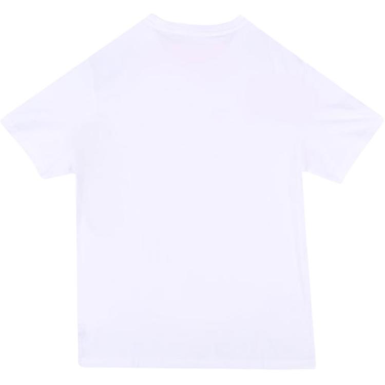 Li Ning Sports Fashion Series Letter Logo Printed Round Neck Short Sleeve T-Shirt Men T-Shirts White YHST173-2