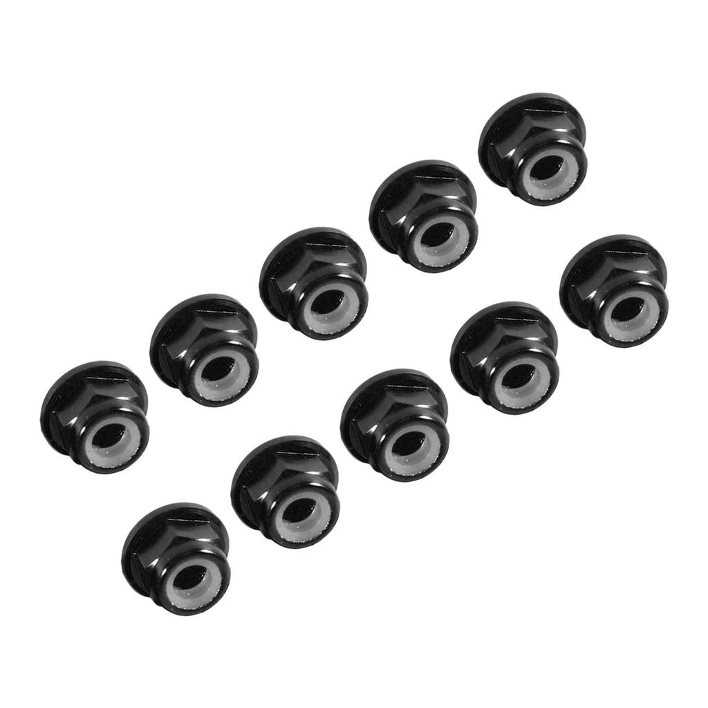 Anodizare Piulițe autoblocante M4 cu inserție de nailon Piuliță hexagonală de blocare Aliaj de aluminiu set 10 buc