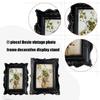Vintage Picture Frame,Decorative Photo Frame Antique White Ornate 6inches Photo Frame for Tabletop and Wall Display