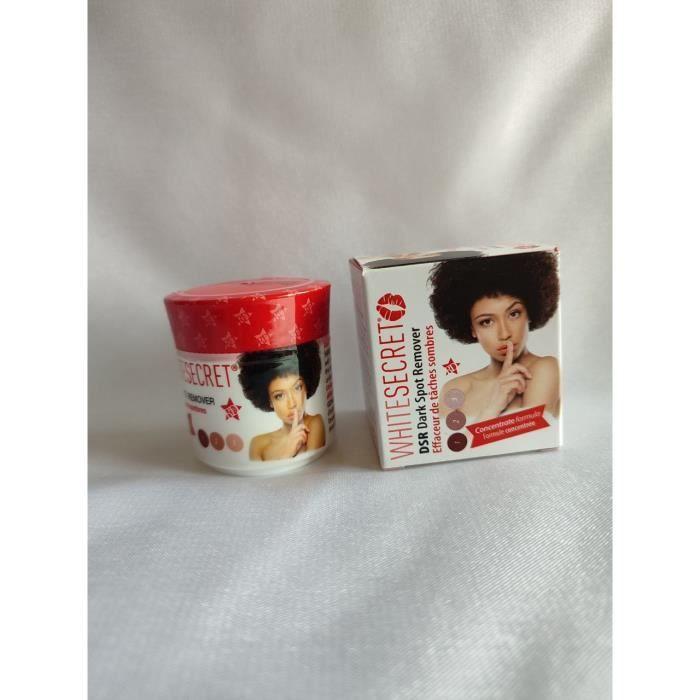 Crème visage anti-tâches - WHITE SECRET - DSR - Illumine la peau - Sans parabène - Pour femmes