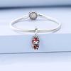 925 Silver Cartoon Doll Theme Series Pendants Bear Piggy Wizard Dwarf Charms Fit Original Bracelet Necklace Jewelry