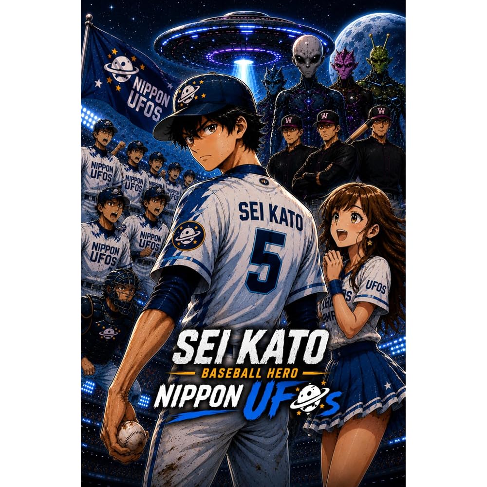 Manga Style Sei Kato Baseball Hero