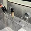 Étagère Murale pour Salle de Bain à Ventouse Sans Perçage