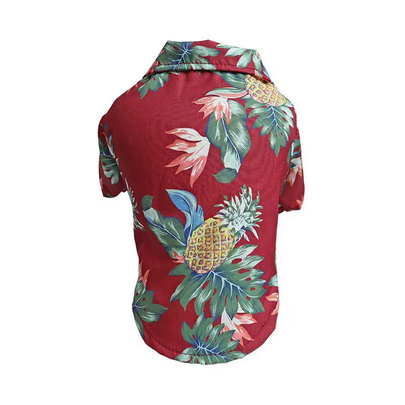 

Pet Hawaiian Shirt - Lightweight, Breathable Beachwear for Samoyeds, Labradors, Giant Poodles, and Shiba Inus Extra Small