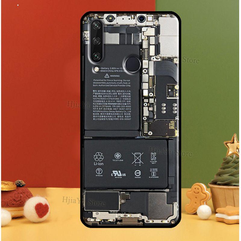 Motherboard Circuit Board For Huawei Y5P Y6P Y7A 2020 Y3 II Y5 Y6 Y9 Y7 Prime 2018 2017 2019 Nova 3i 5T Phone Case