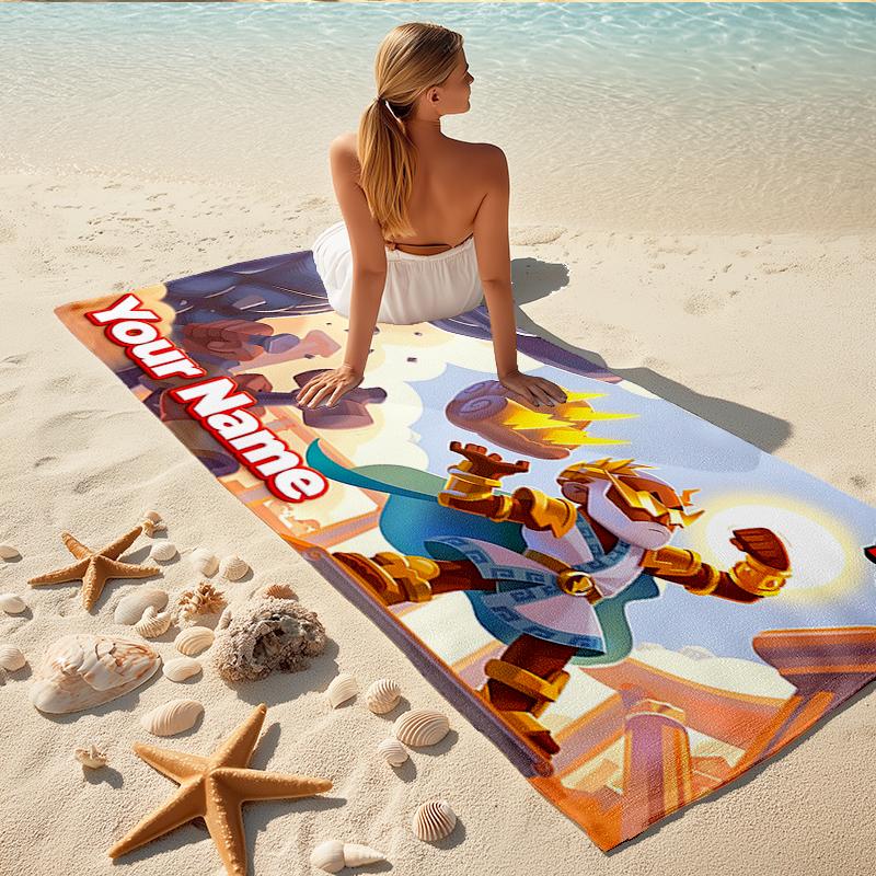Custom 1Pc Brawl Stars Epic Hero Beach Towel Quick Dry Multiuse For Beach Pool Gym Yoga Home Travel Christmas Halloween Xmas Gift Q170