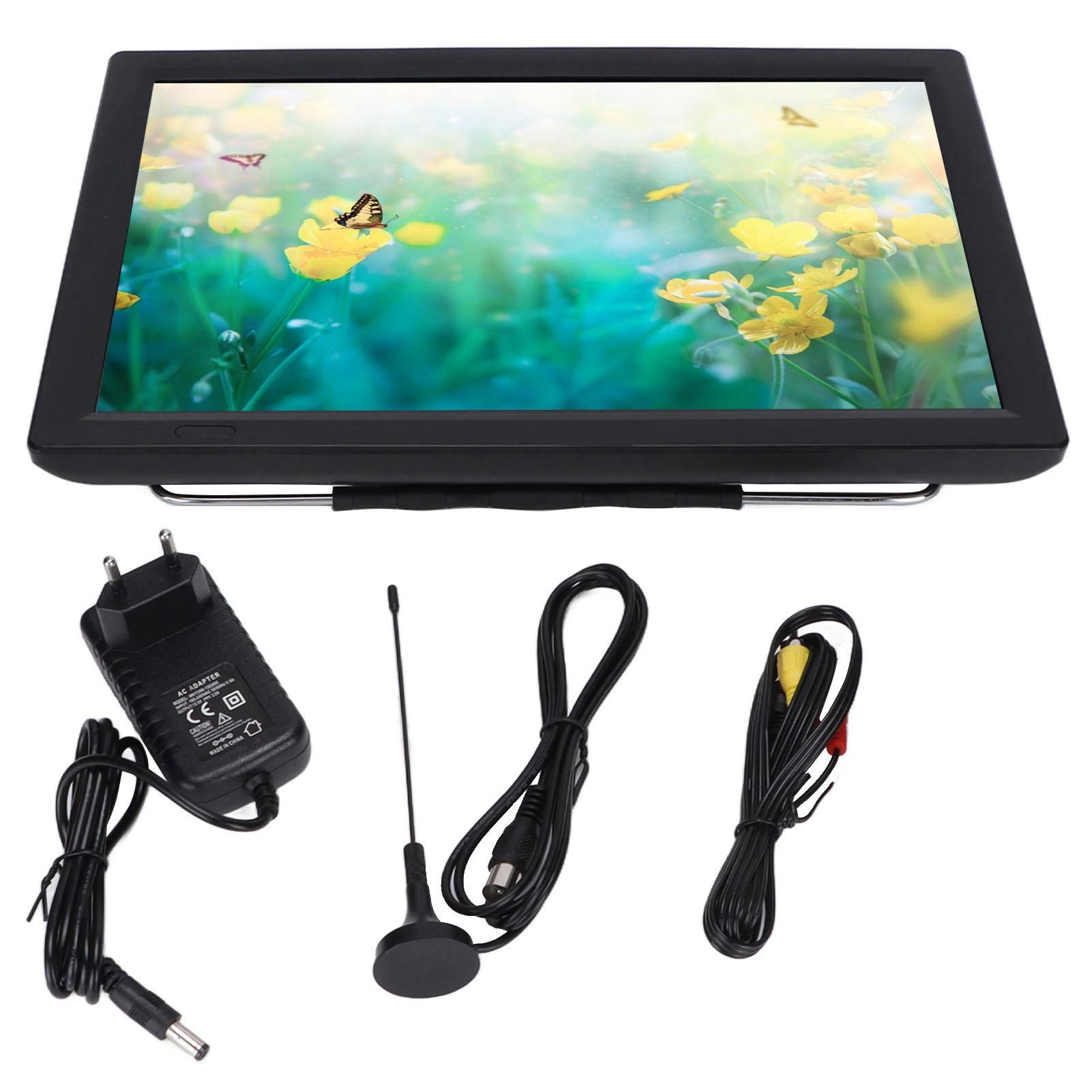 

LEADSTAR 14-дюймовый цифровой телевизор портативный телевизор с подставкой для дома автомобиля на открытом воздухе путешествия EU Plug