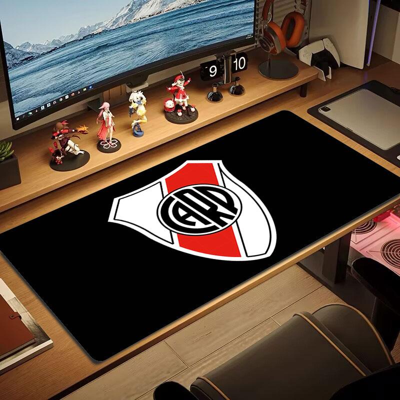River Plate Mouse Pad, Large Gaming Desk Mat, Non-slip XXL Mousepad for Laptop & Tablet, Mini PC Playmat with Stitched Edges