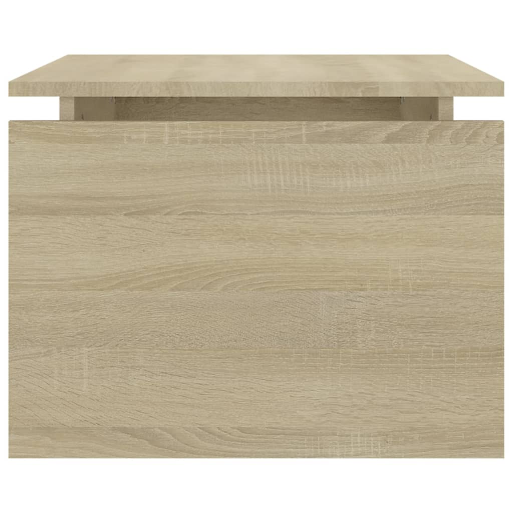  Coffee Table, Sonoma Oak, 68x50x38 Cm, Wood-based Material