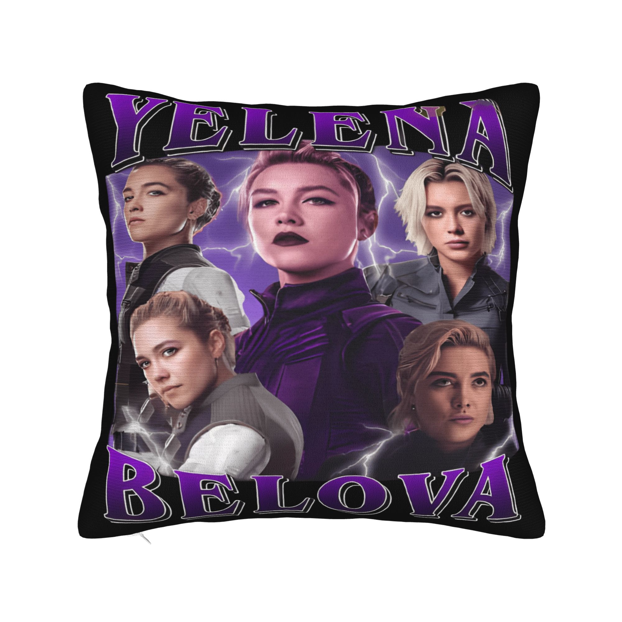 Yelena Belova Pillow Cover  Square Cushion Cover Kawaii Pillow Case For Sofa Bedroom Home Decor 30cmx30cm