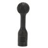 Heavy-Duty Carbon Steel Ball Gouge 5/8-11 Threads Black Sphere Rotary Burr Abrasive Teeth Spherical Grinding Head Wood Carving