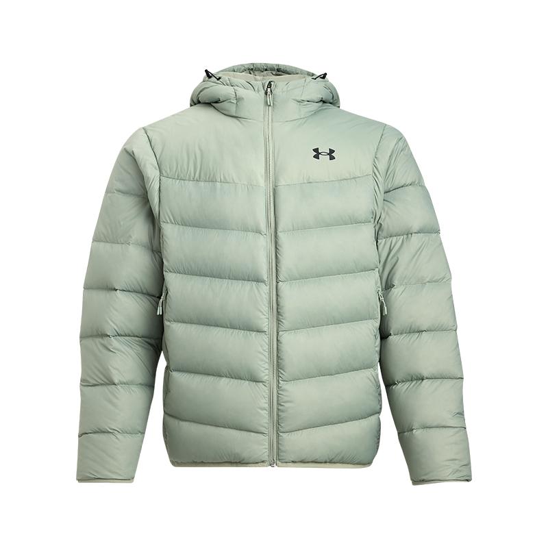 Under Armour Down Jackets Men s Forest Green Hooded Thickened Down Jacket 6001970-504 M