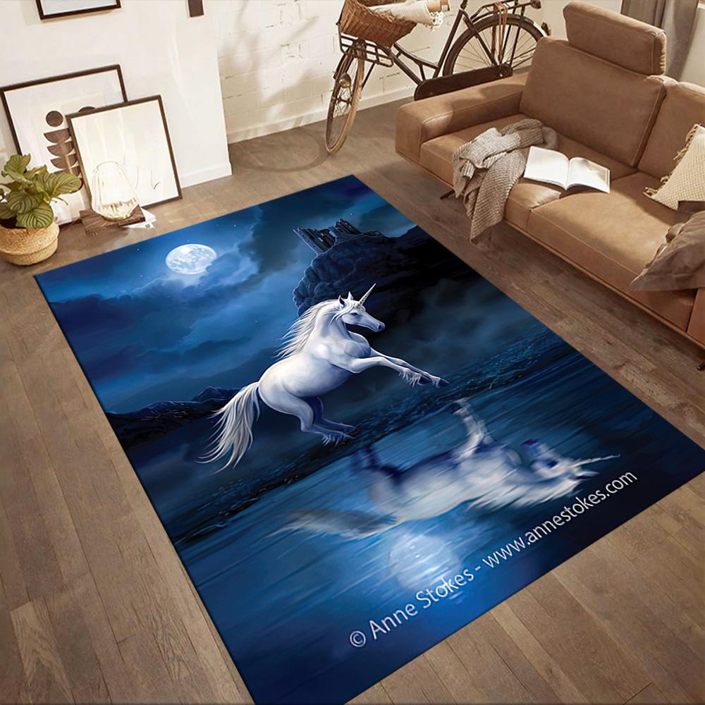 Gothic Style Floor Rug Office Rug Perfect for Foyer Game Room Kitchen Living Rooms Anti-slip Rug Office Home Decor Perfect Gift for Women/Men