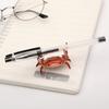 Weightlifting Crab Pen Holder Creative Desktop Organizer Decorative Desk Accessory for School Office Home Desk