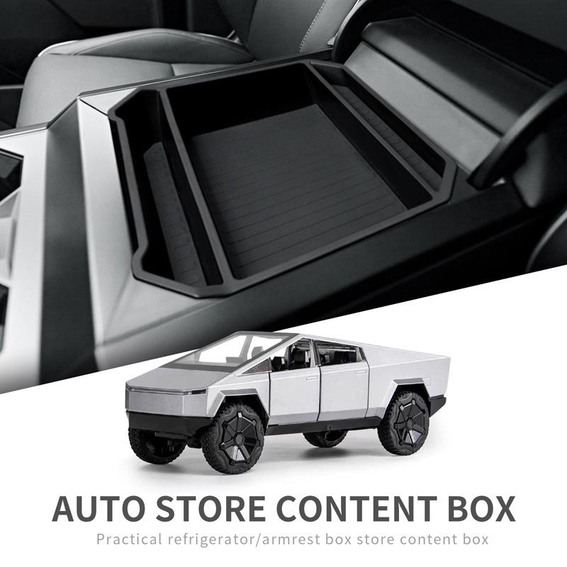 For Tesla Cybertruck Armrest Box Storage Box Storage Organizer Box