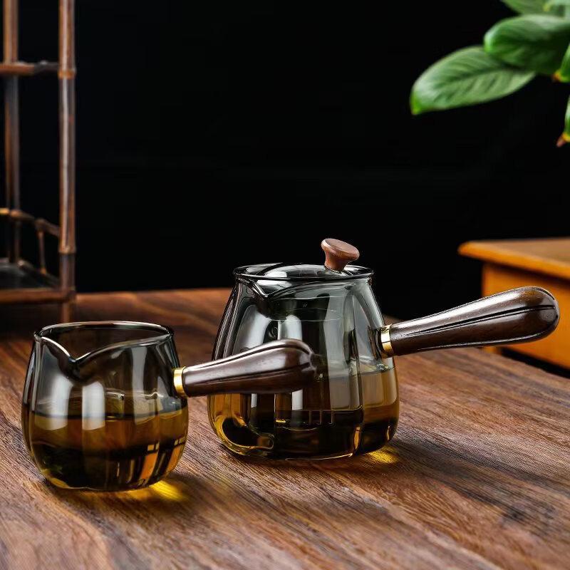 Hanyou Side Handle Glass Tea Pot