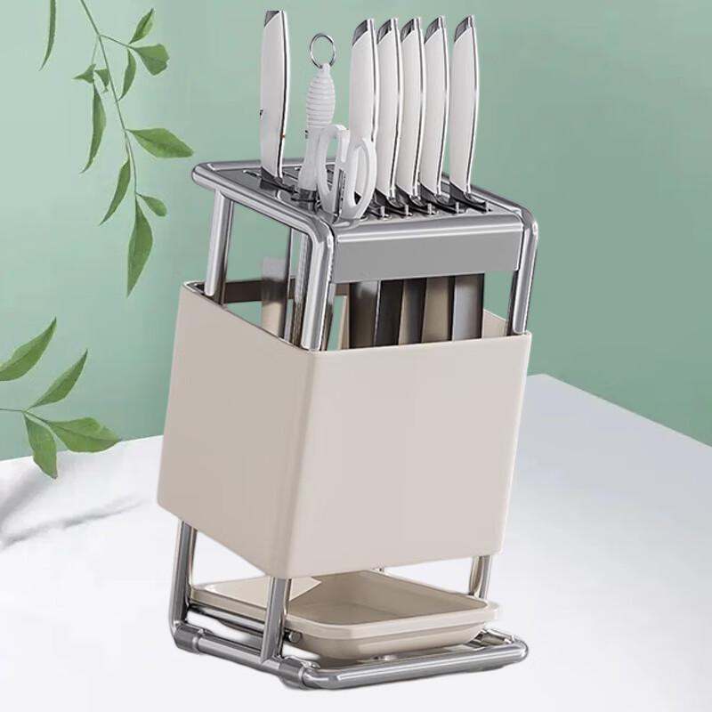 Nowoczesny nablatowy organizer na noże kuchenne i przybory